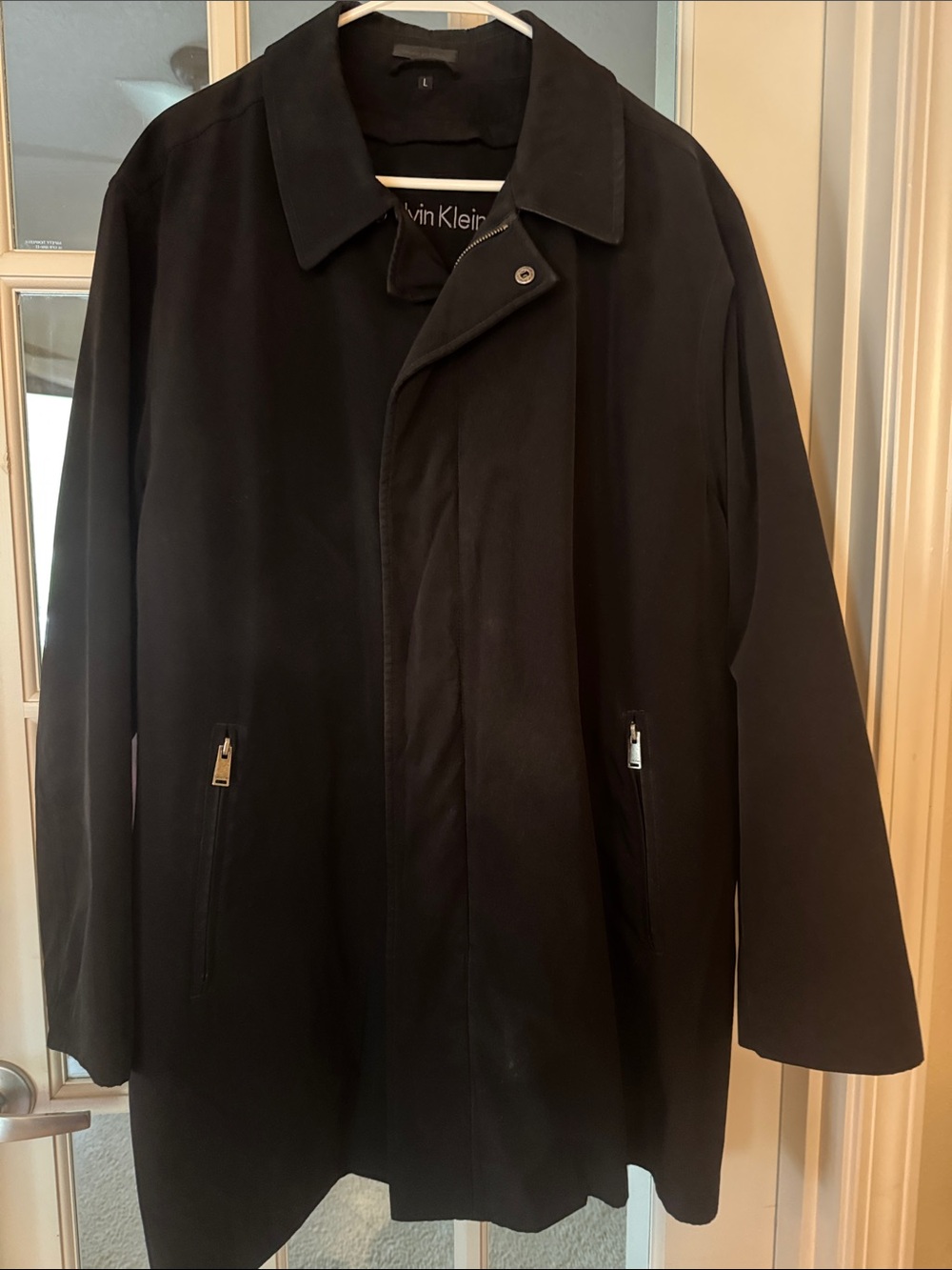 Calvin Klein Men's Black Classic Coat